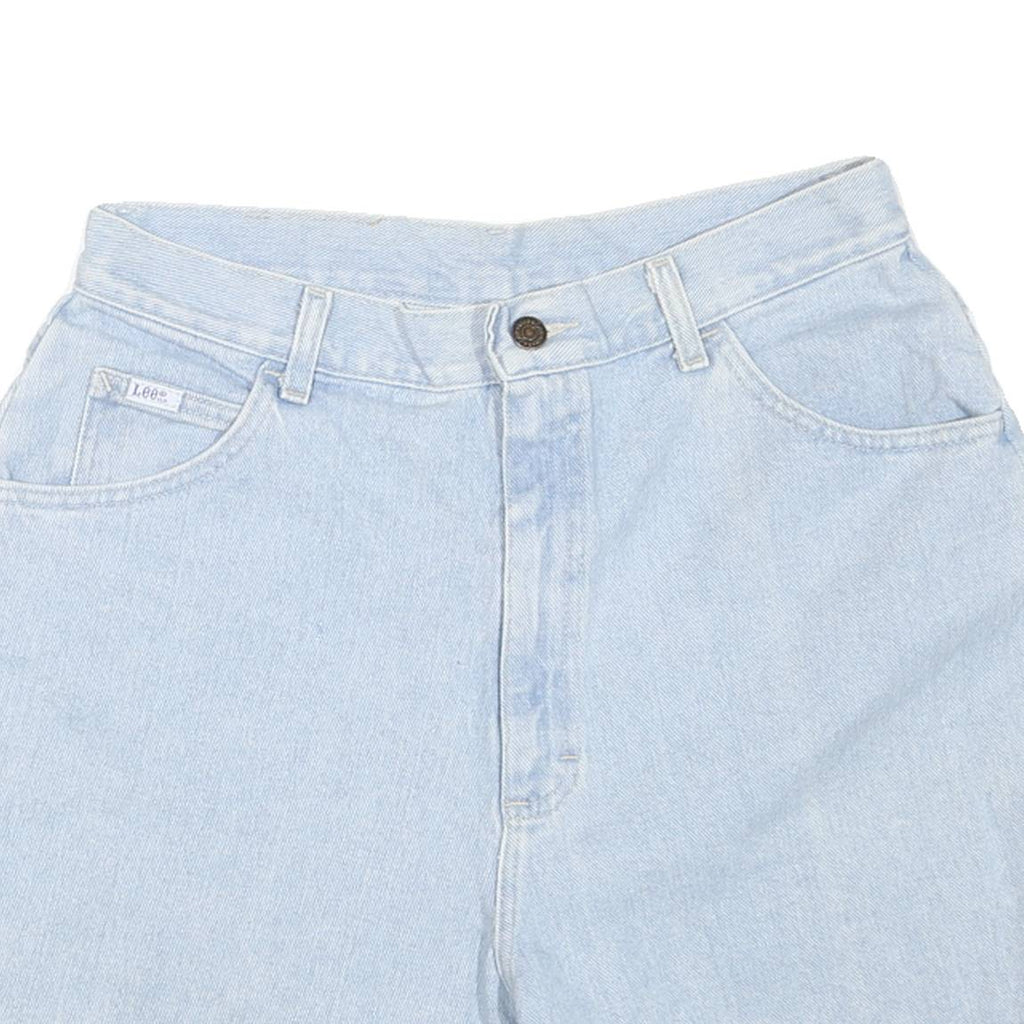 LEE Womens Shorts Blue Casual Denim L W32 Classic Fit Cotton Blend