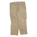 CARHARTT Mens Cotton Blend Beige Regular Fit Straight Leg Trousers W38 L29