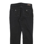 LEVI'S 525 Womens Jeans Black Regular Straight Denim W30 L29 Stylish Classic Zip