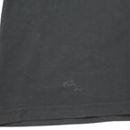 ASICS Mens Black Short Sleeve Plain Polo Shirt L Cotton Casual Sportswear