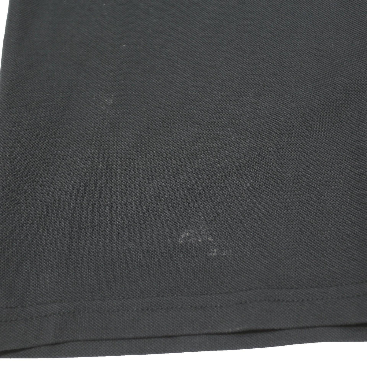ASICS Mens Black Short Sleeve Plain Polo Shirt L Cotton Casual Sportswear