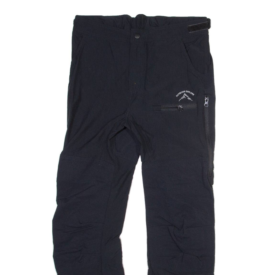 OUTDOOR EXPLORE Mens Trousers Black Regular Straight W28 L26