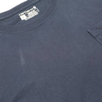 CARHARTT Mens Navy Blue Graphic T-Shirt L Long Sleeve Crew Neck Logo Branding