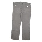 DICKIES Mens Grey Regular Fit Straight Cotton Blend Jeans W40 L32 Workwear Style