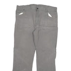 DICKIES Mens Grey Regular Fit Straight Cotton Blend Jeans W40 L32 Workwear Style