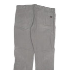 DICKIES Mens Grey Regular Fit Straight Cotton Blend Jeans W40 L32 Workwear Style