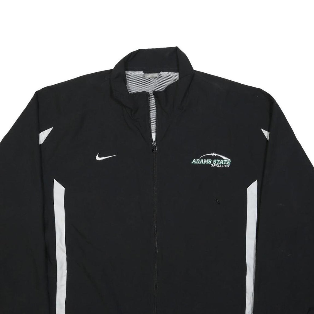 NIKE Mens Black & White Adams State Grizzlies Track Jacket XL Polyester Zip