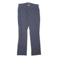 COLUMBIA Womens Polyester Blend Navy Blue Regular Fit Straight Leg Trousers W31