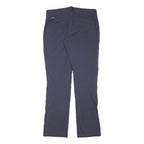 COLUMBIA Womens Polyester Blend Navy Blue Regular Fit Straight Leg Trousers W31