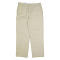 DICKIES Chino Mens Trousers Cream Regular Straight W36 L30