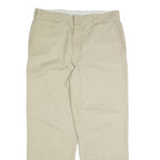 DICKIES Chino Mens Trousers Cream Regular Straight W36 L30