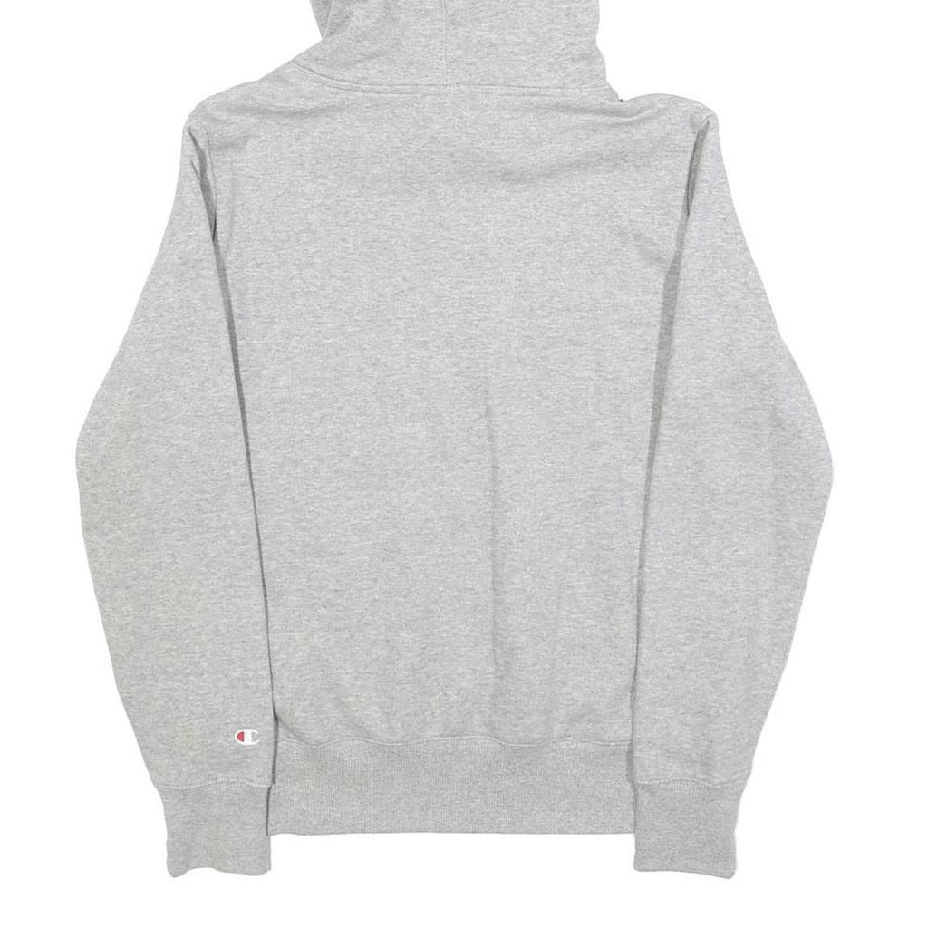 CHAMPION Womens Grey Hoodie M Cotton Blend Pullover Sweatshirt