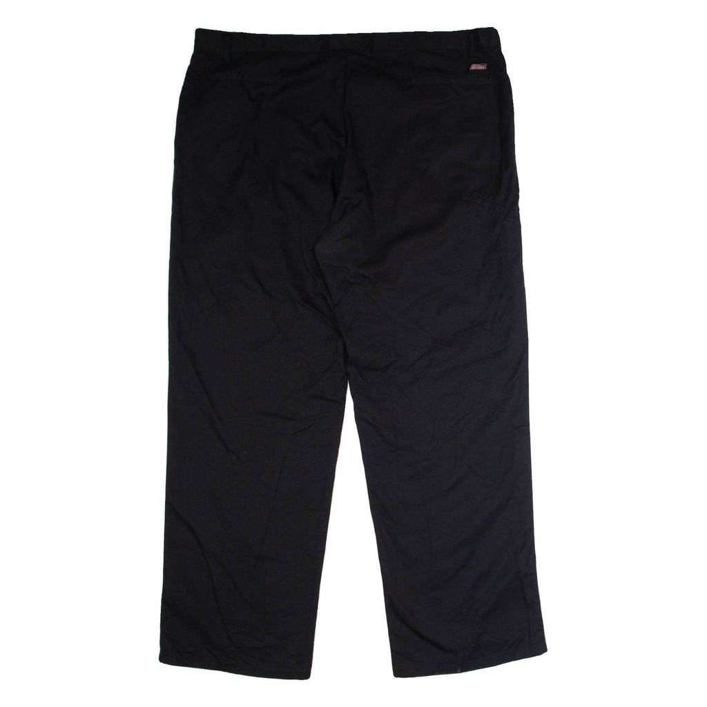 DICKIES Workwear Mens Trousers Black Regular Straight W44 L32