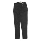 LEVI'S Womens 721 Slim Black Denim Slim Skinny Jeans W28 L27 Stylish Zip