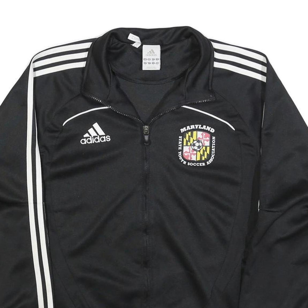 ADIDAS Mens Black Maryland State Youth Soccer Association Track Jacket S