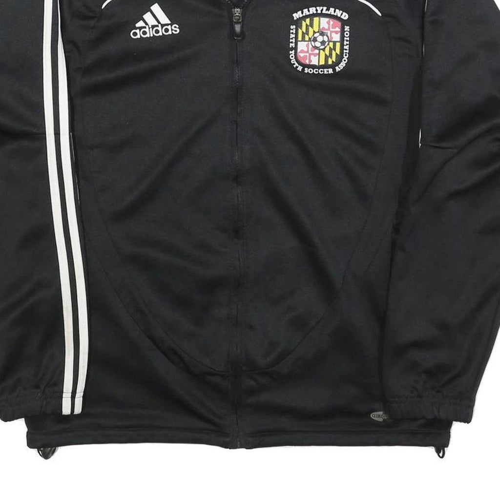 ADIDAS Mens Black Maryland State Youth Soccer Association Track Jacket S