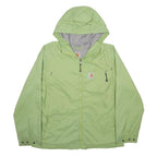 CARHARTT Womens Green Hooded Zip Jacket S Synthetic Plain Lightweight Casual