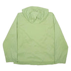 CARHARTT Womens Green Hooded Zip Jacket S Synthetic Plain Lightweight Casual
