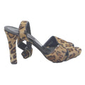 RALPH LAUREN Womens Leopard Print Strappy High Heel Sandals Synthetic UK 7.5