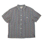 GIRA PUCCINO Womens Shirt Blue Silk Spotted L