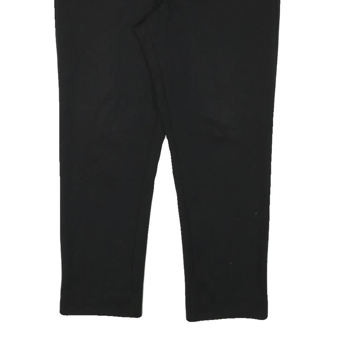GAP Womens Polyester Blend Black Slim Trousers W31 L25 Stylish Workwear