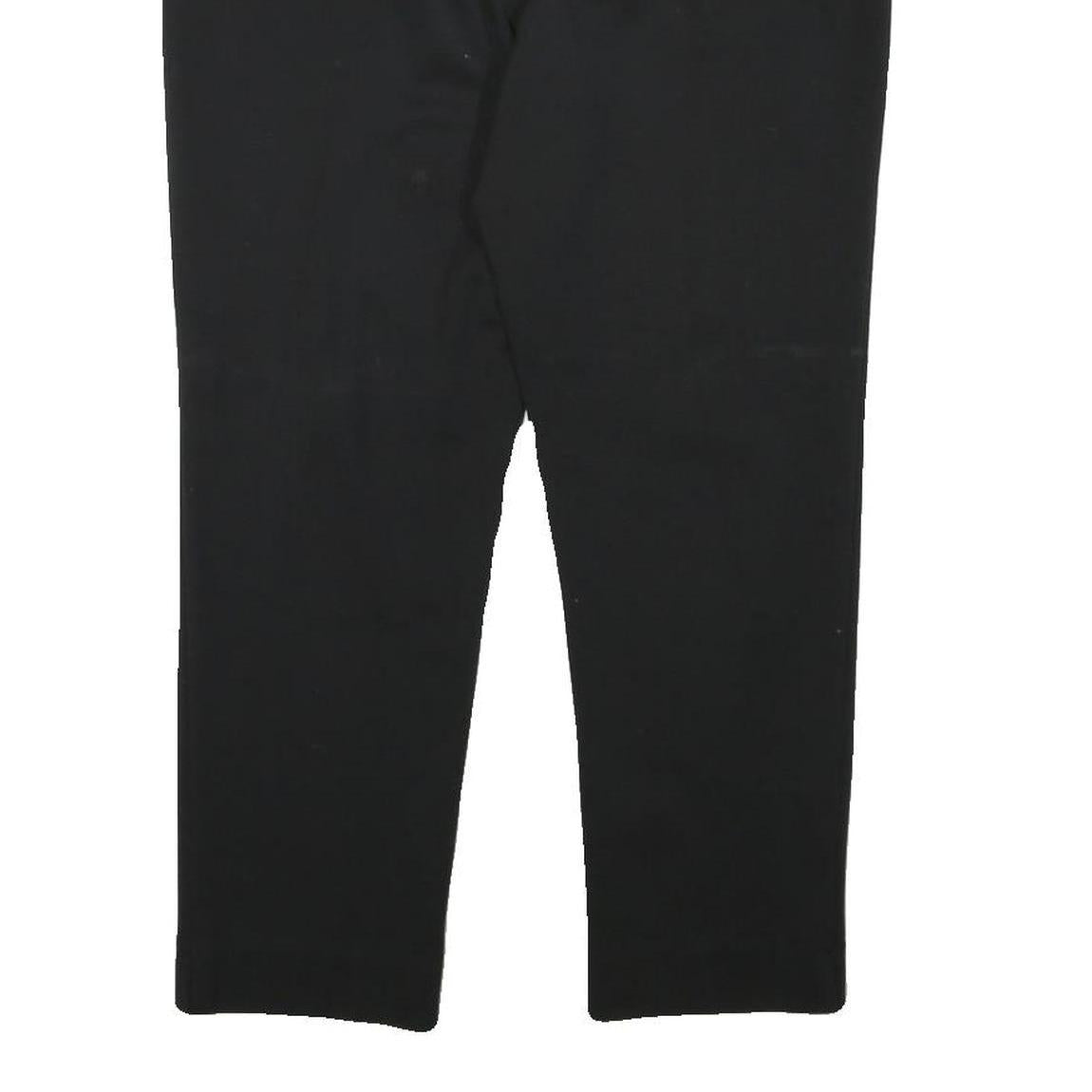 GAP Womens Polyester Blend Black Slim Trousers W31 L25 Stylish Workwear