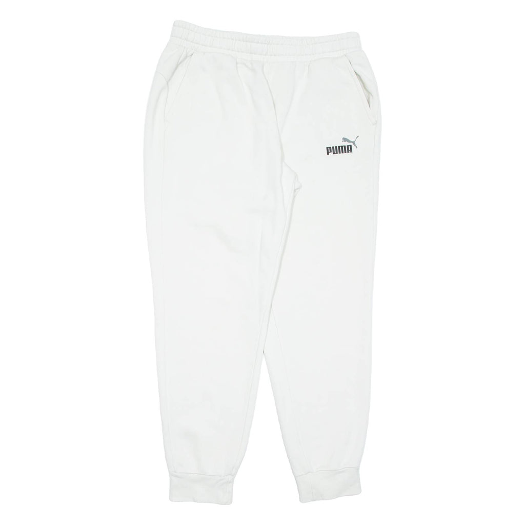 PUMA Womens Joggers Beige Tapered L W31 L28
