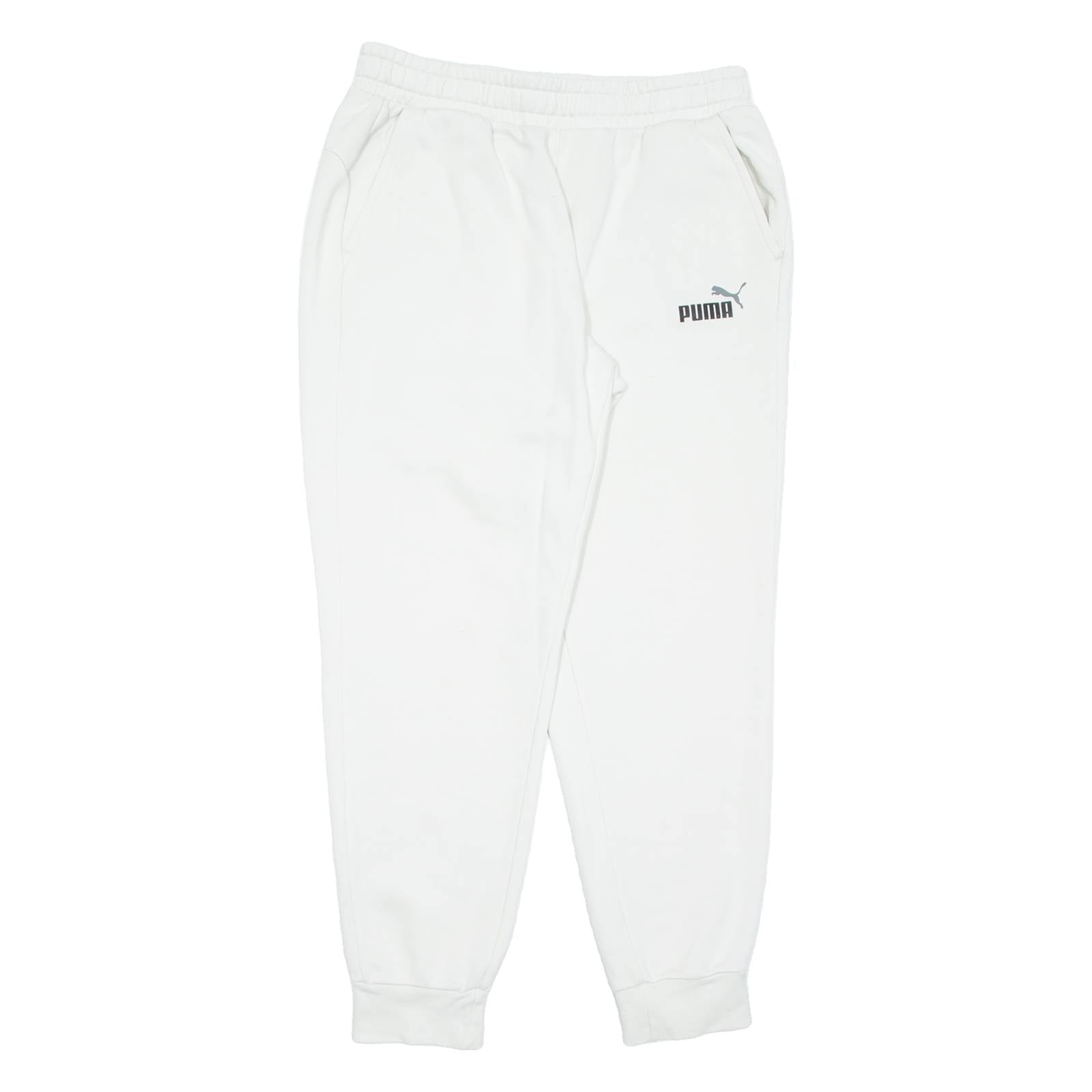 PUMA Womens Joggers Beige Tapered L W31 L28