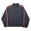 STARTER Mens Grey & Burgundy Track Jacket XL Polyester Zip Athletic Casual Style