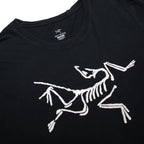 ARC'TERYX Mens Black Graphic T-Shirt L Short Sleeve Crew Neck Cotton Blend