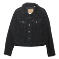 LEVI'S Womens Black Denim Button Jacket S Cotton Blend Casual Classic