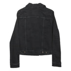 LEVI'S Womens Black Denim Button Jacket S Cotton Blend Casual Classic