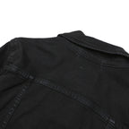 LEVI'S Womens Black Denim Button Jacket S Cotton Blend Casual Classic