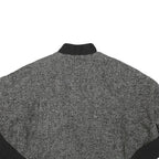 ZARA WOMAN Womens Grey & Black Wool Blend Zip Jacket M Knit