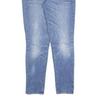LEVI'S Womens Jeans Blue Slim Skinny Denim Light W28 L30 Faded Casual Zip