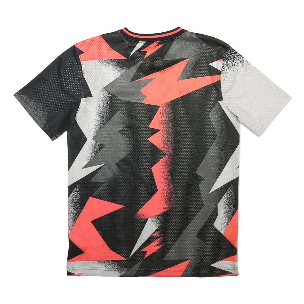 AIR JORDAN Boys Black & Red Graphic T-Shirt XL Short Sleeve Crew Neck Paris