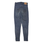 LEVI'S Womens Blue Slim Skinny Denim Medium W27 L30 Zip Cotton Blend Jeans