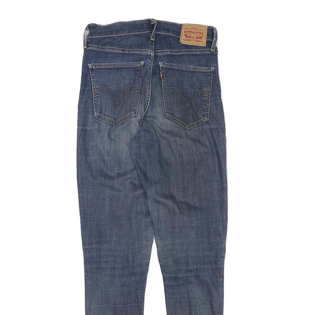 LEVI'S Womens Blue Slim Skinny Denim Medium W27 L30 Zip Cotton Blend Jeans