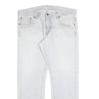 CARHARTT Mens Jeans White Relaxed Straight Denim Light W40 L34 Durable Workwear