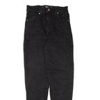 LEVI'S High Waisted Womens Jeans Black Regular Mom W24 L29