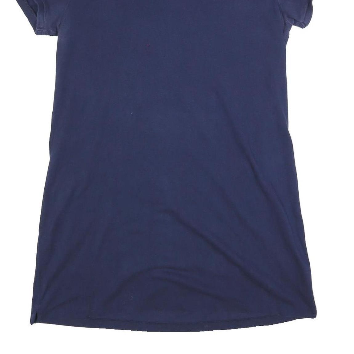 POLO RALPH LAUREN Womens Navy Blue Polo Cotton Dress Short Sleeve XL Classic Fit