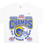 DELTA Super Bowl Mens T-Shirt White USA M
