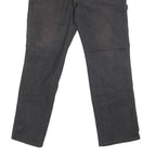 DICKIES Mens Black Regular Fit Straight Denim Jeans W32 L31 Workwear Zip Closure