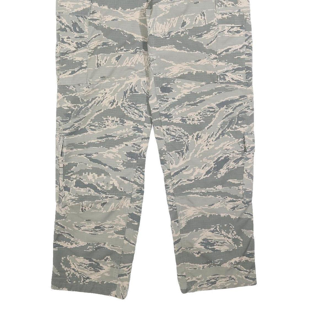 EXCEL MANUFACTURING Mens Cotton Blend Camouflage Regular Straight Trousers W36