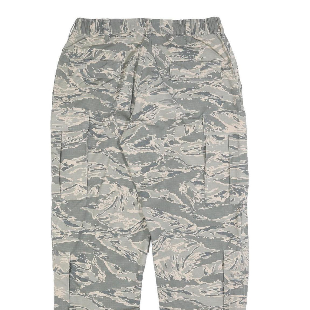 EXCEL MANUFACTURING Mens Cotton Blend Camouflage Regular Straight Trousers W36