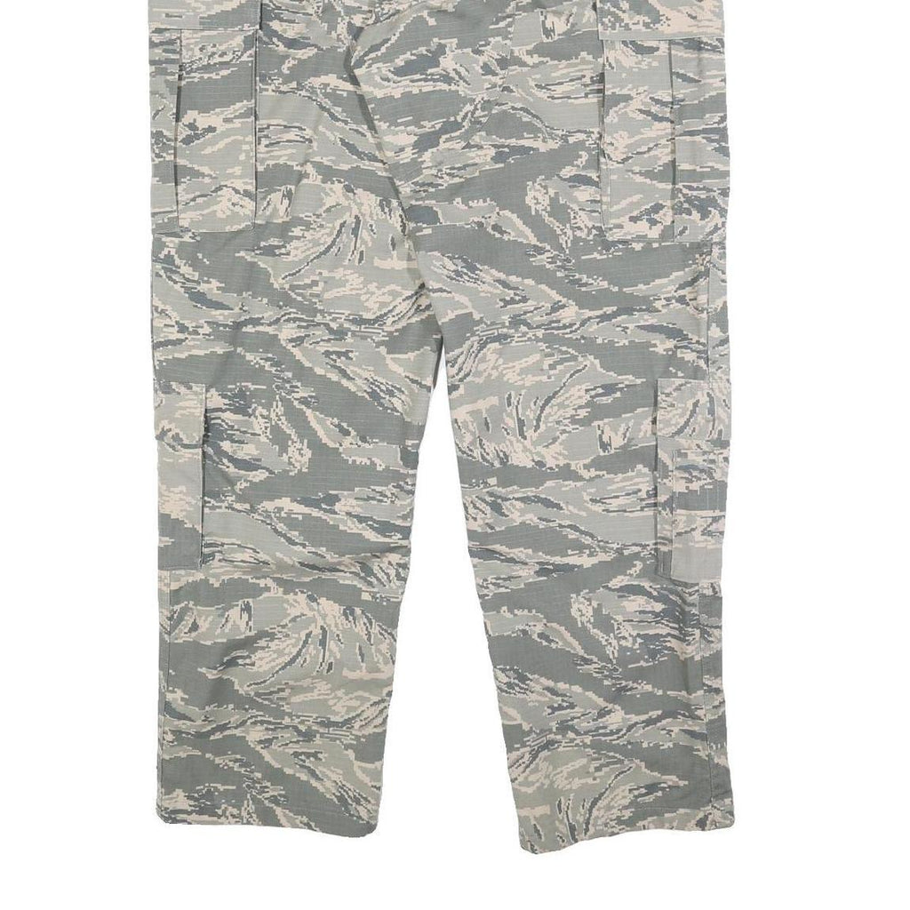 EXCEL MANUFACTURING Mens Cotton Blend Camouflage Regular Straight Trousers W36