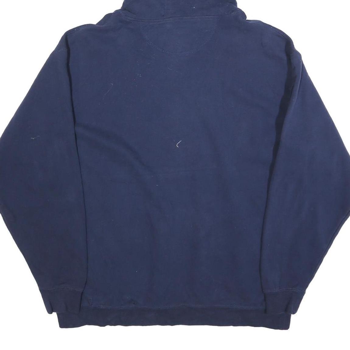 CARPE DIEM Mens Navy Bruins Cotton Blend Pullover Hoodie L Casual Sweatshirt