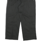 REEBOK Mens Joggers Black Slim Tapered M W26 L26 Logo Piped Stripe Casual