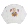 JERZEES Womens Grey Washington University Crew Neck XL Cotton Sweatshirt