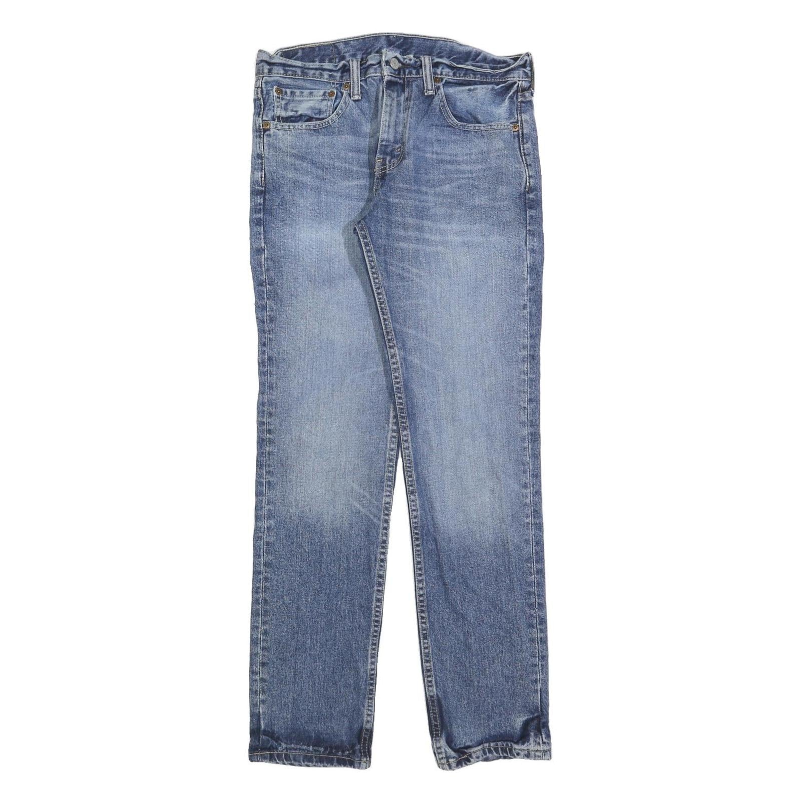 LEVI'S 511 Slim Mens Jeans Blue Denim Slim Straight Cotton Blend W31 L32 Classic